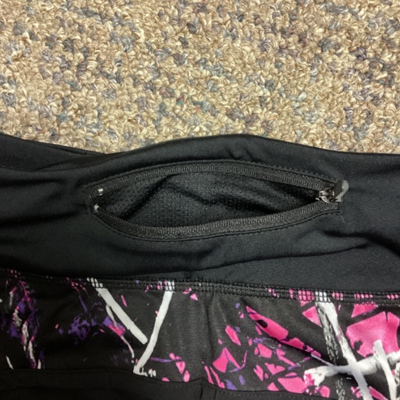 Moon Shine Muddy Girl Camo Black Pink Purple Sports Bra Shorts Tank Top * S/M - Picture 15 of 16